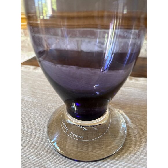 Limited Edition Princess Diana Charity Vase The Work Continues Amethyst Glass - Picture 7 of 15